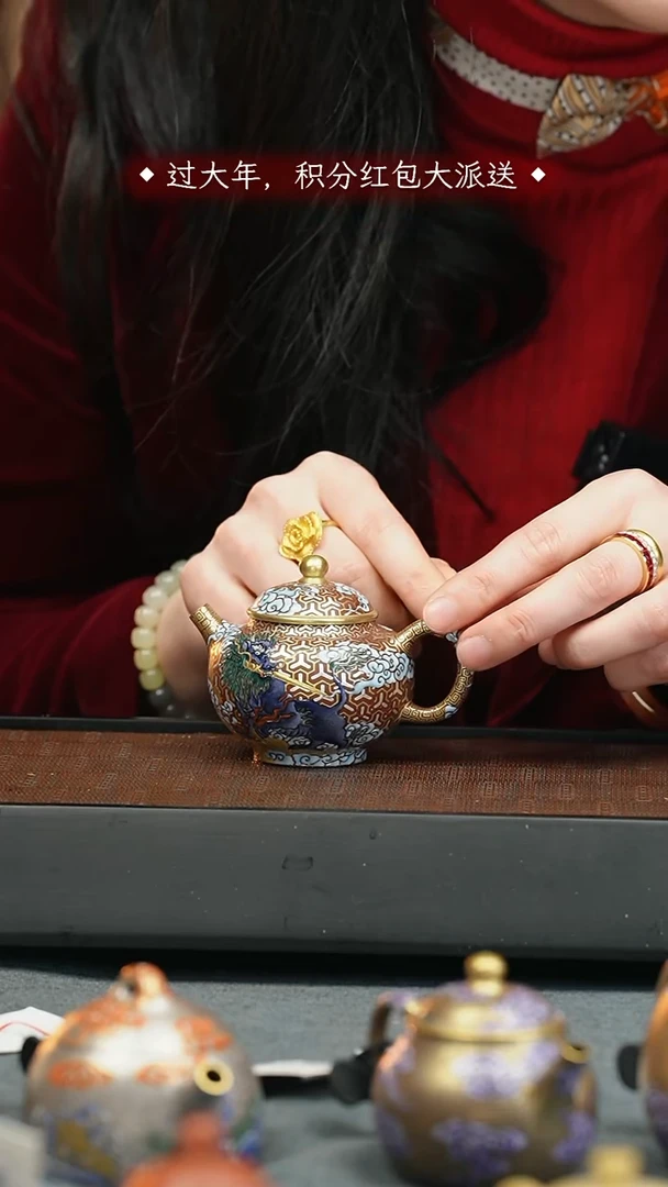 【闪购商品】紫砂茶壶五堂 龙生九子-睚眦