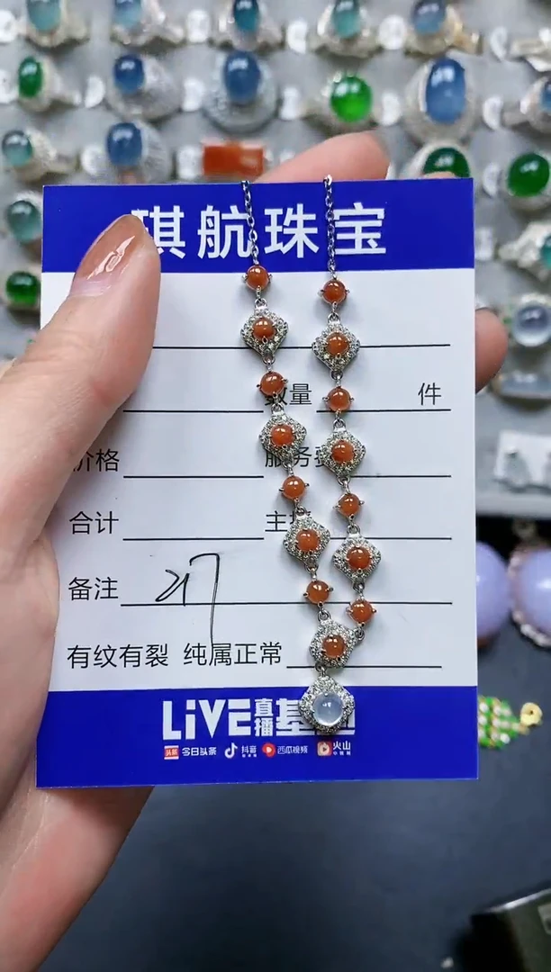 【闪购商品】翡翠颈饰银S925镶嵌0217