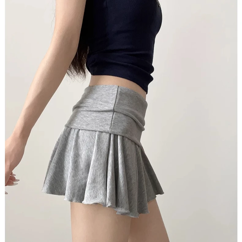 显瘦运动短裙女防走光宽松大码羽毛球网球裙跑步健身瑜伽半身裙裤