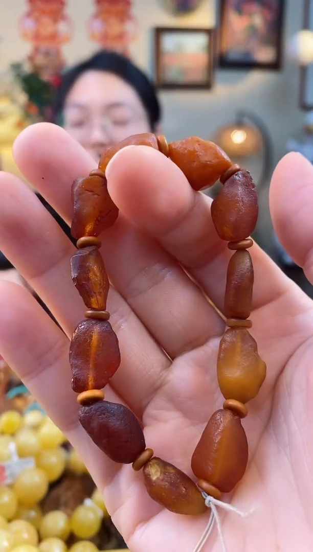 【闪购商品】琥珀手串未镶嵌手串