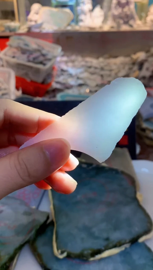 裸石翡翠0朗0翡翠珠宝967