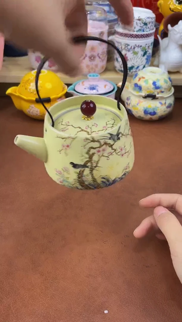 陶瓷茶具摆件旅行套组