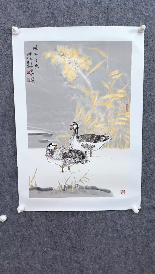 国画ST-ZMH花鸟绘画作品