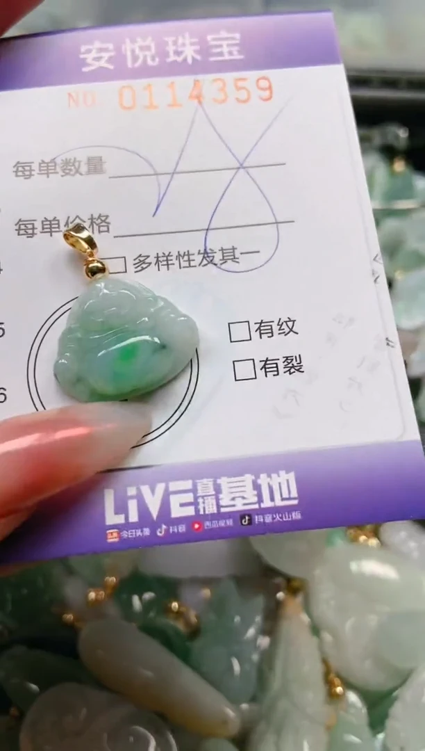 【闪购商品】翡翠颈饰未镶嵌闪购0114359