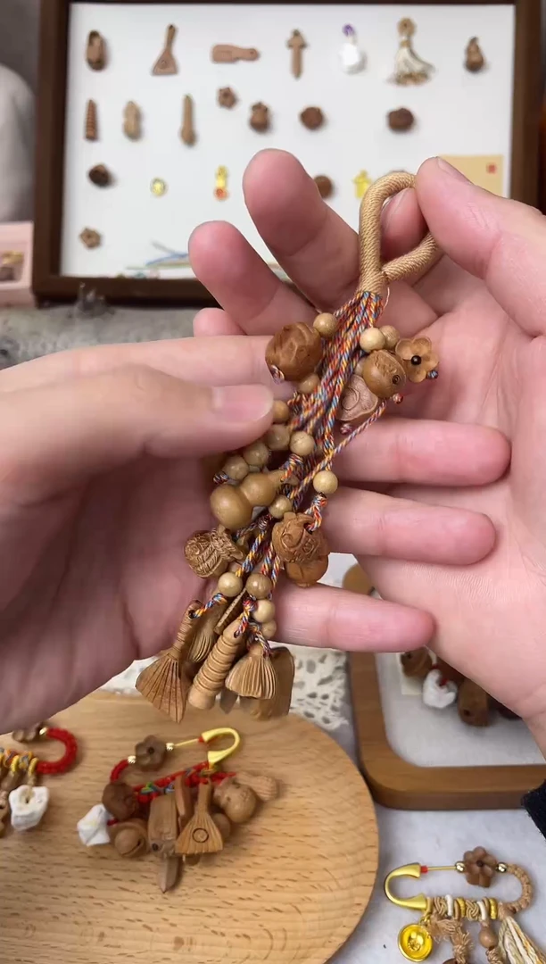 桃木挂件20款一物一拍长款