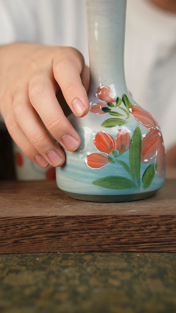 摆件泥垚手作 景德镇手工手绘器物