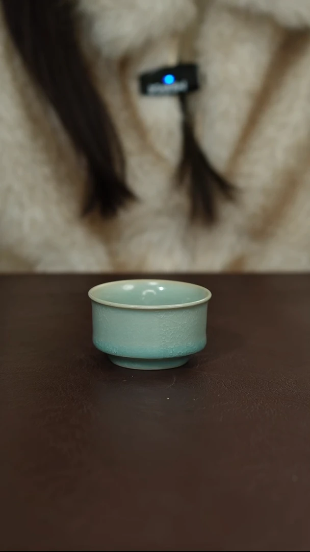 摆件陶原矿原釉汝宋汝瓷