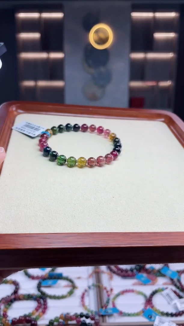 单圈手串未镶嵌碧玺（多样性发一条）T