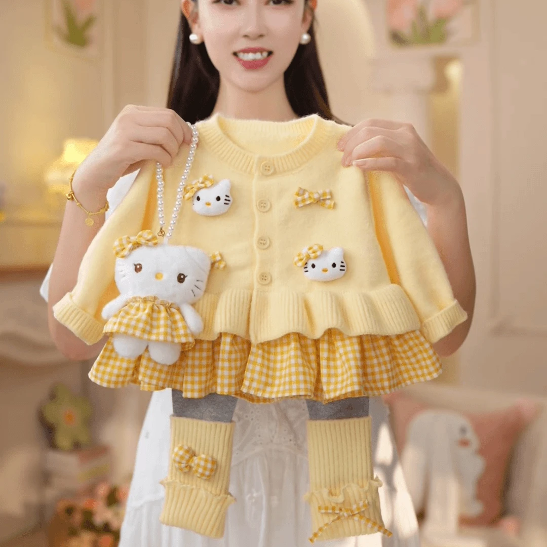 女童秋装套装9个月婴儿童装3公主裙子0毛衣1岁宝宝早秋穿搭两件套