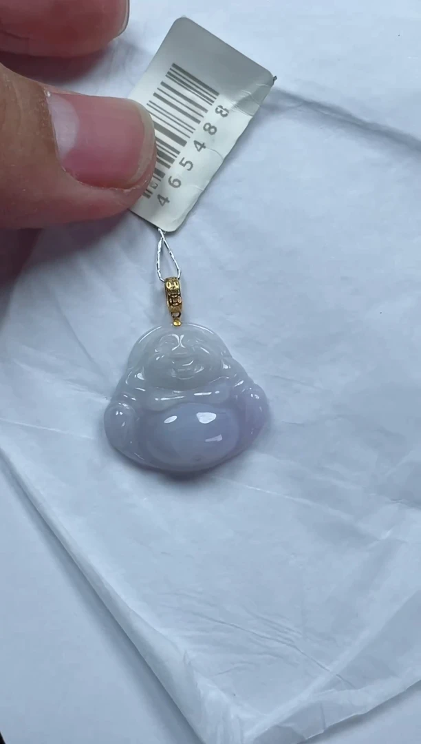 翡翠18K金镶嵌颈饰22