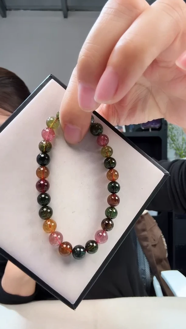 未镶嵌手链碧玺优0122 约7mm