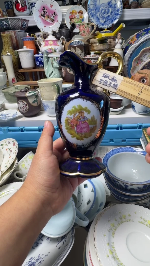 中古瓷器，默认微瑕-002，微微脱金