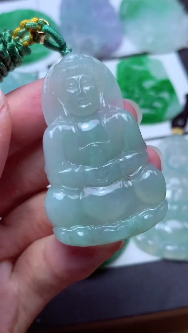 翡翠未镶嵌颈饰天然翡翠