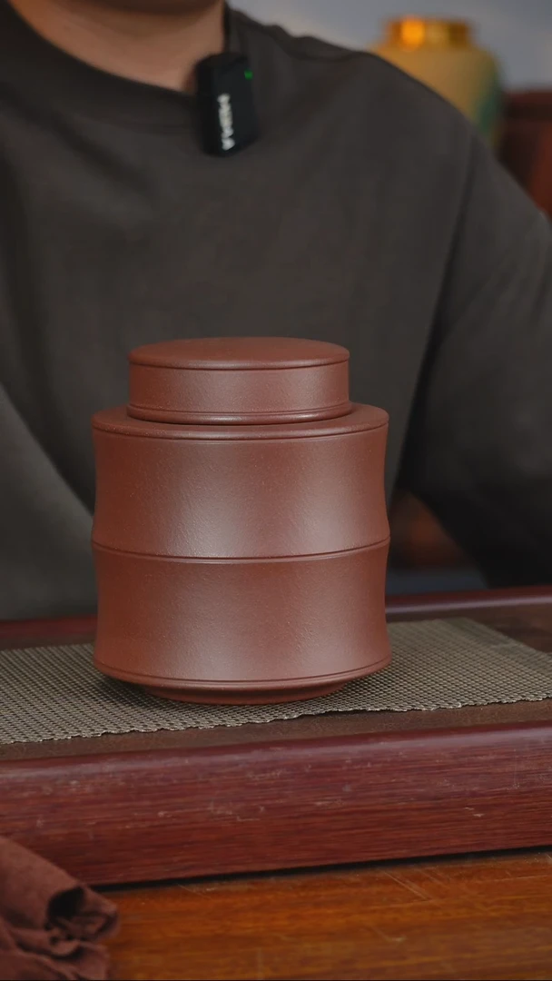 宜兴原矿紫砂茶叶罐