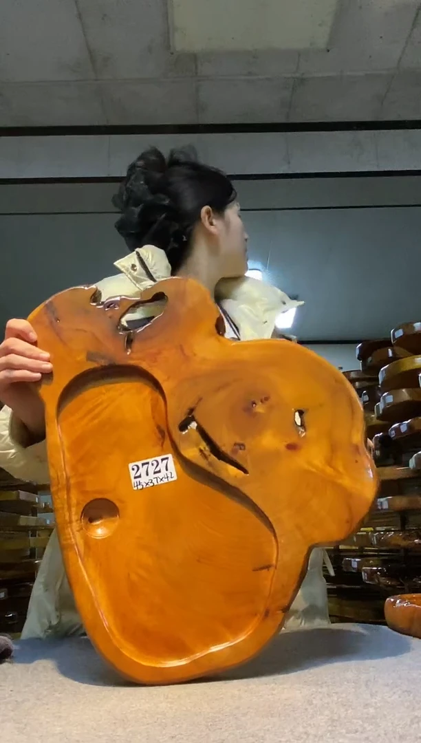 实木原木茶盘 一物一拍(不含配件）