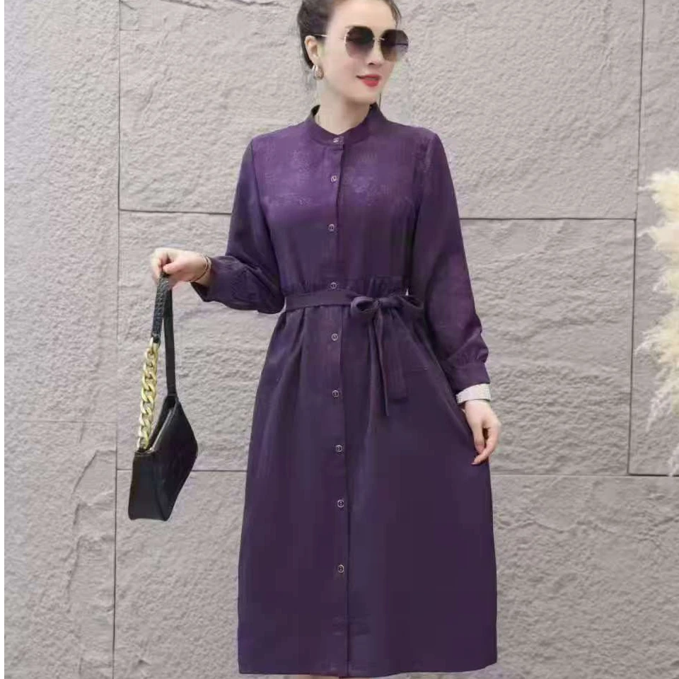 【李生专属】8862-中老年妈妈装春夏新款时尚显瘦休闲妈妈装连衣裙