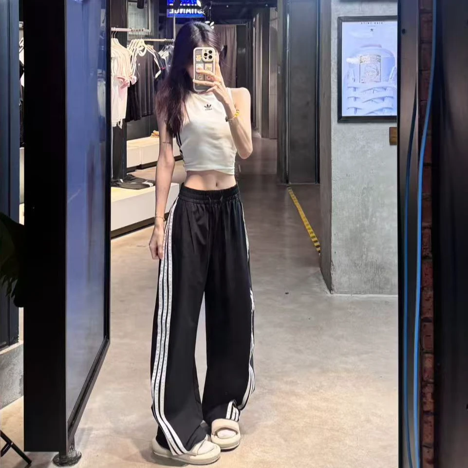 Adidas阿迪达斯STORY WOVEN 防晒UPF50+凉感运动休闲香蕉裤KB5224