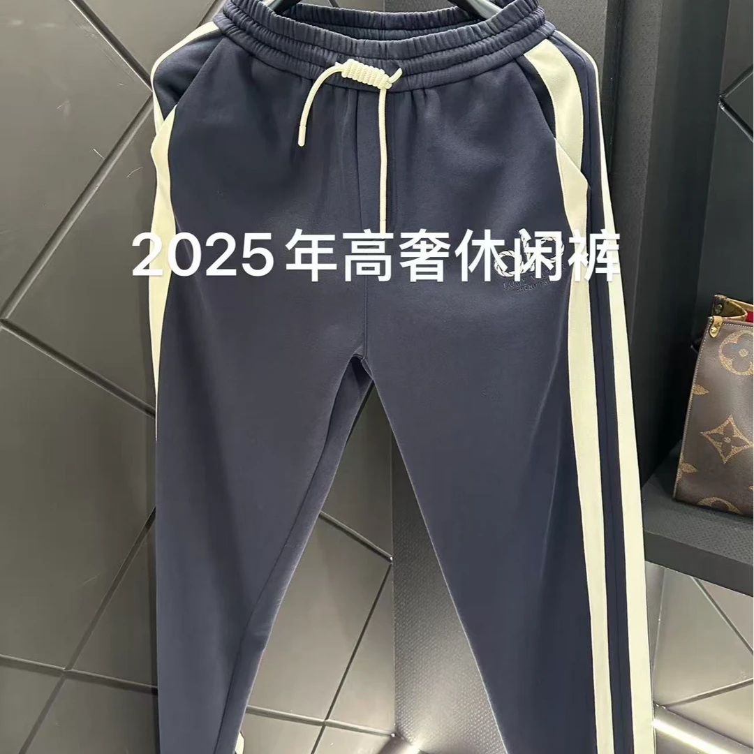 欧洲站顶奢宽松松紧腰休闲长裤NZN2846-小七