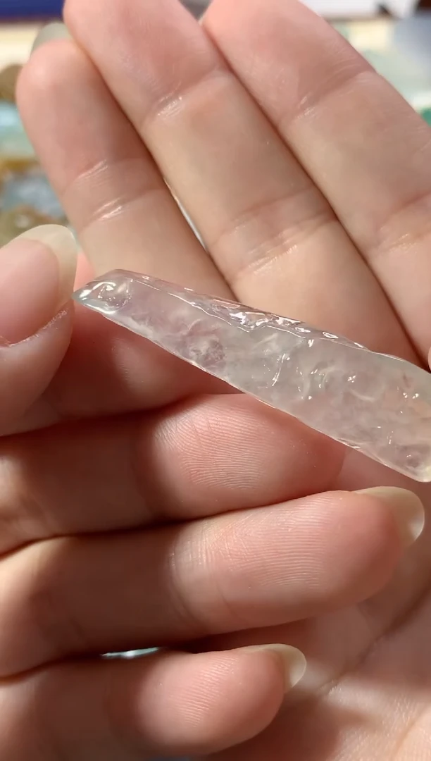 【闪购商品】定制翡翠未镶嵌镶嵌扣头，磨边