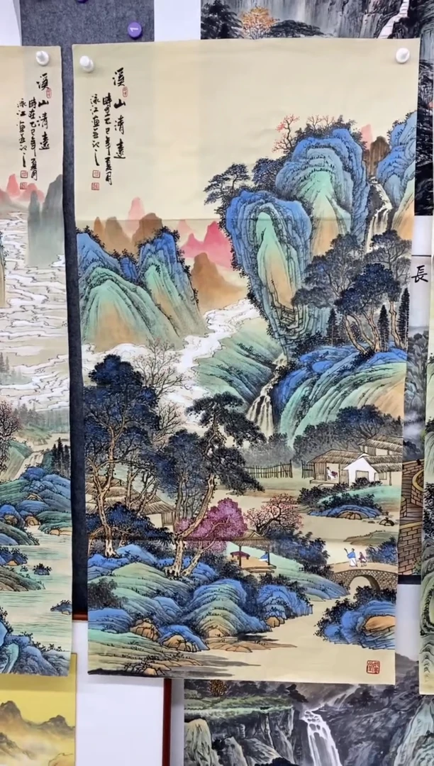 国画将*酒沈泳江手绘 四尺整张138*68cm