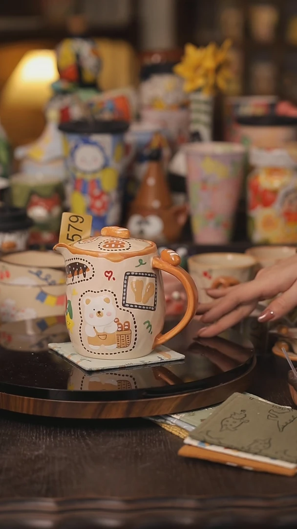 景德镇釉下彩绘设计师款式陶瓷