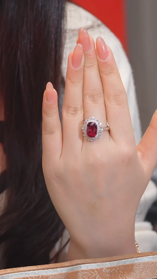 【闪购商品】碧玺戒指18K金镶嵌多样性发（3.3ct）@@U9311