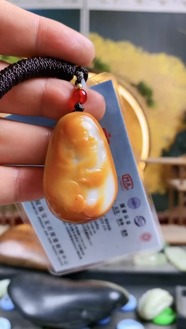 和田玉未镶嵌颈饰50
