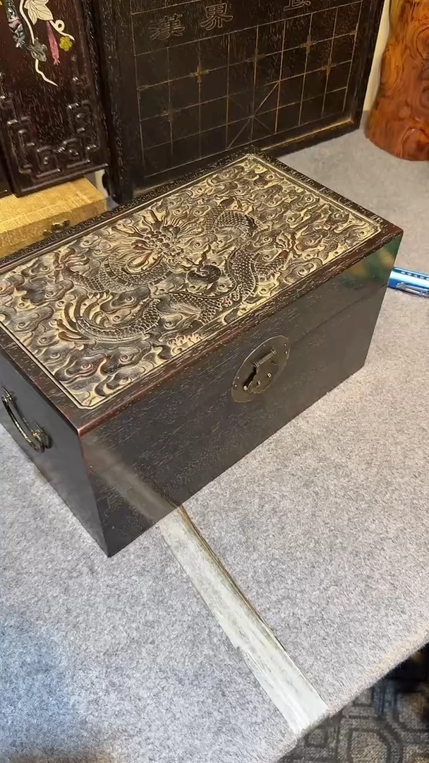 木紫檀龙箱111111111111111