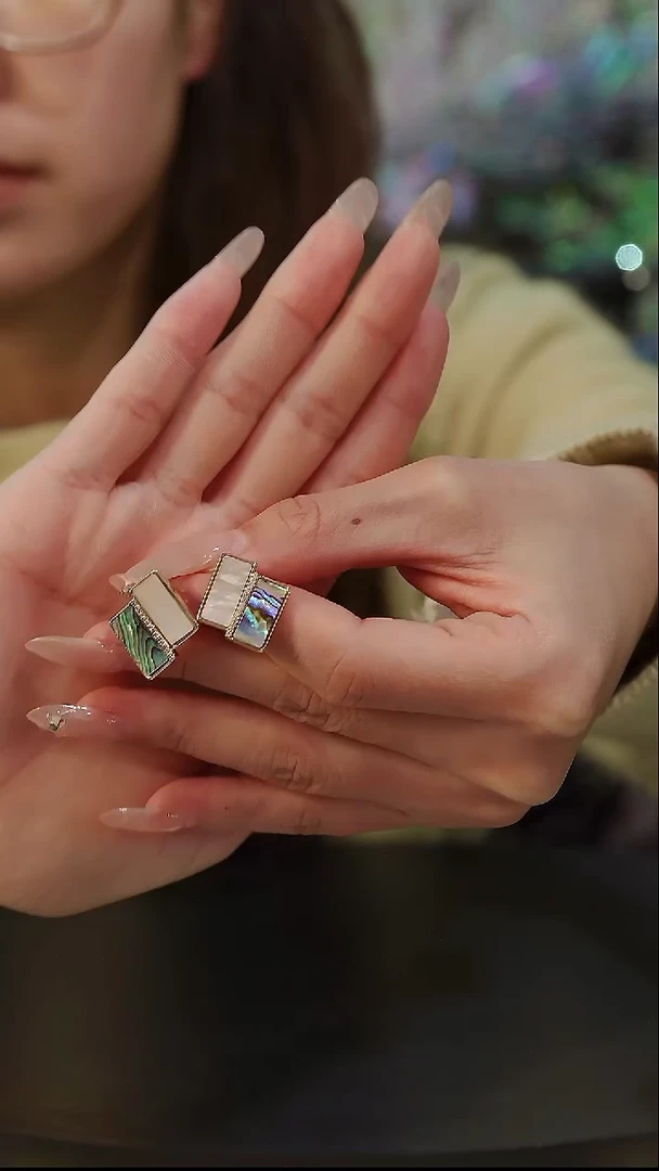 耳钉·弘贝雅螺钿漆器文化馆