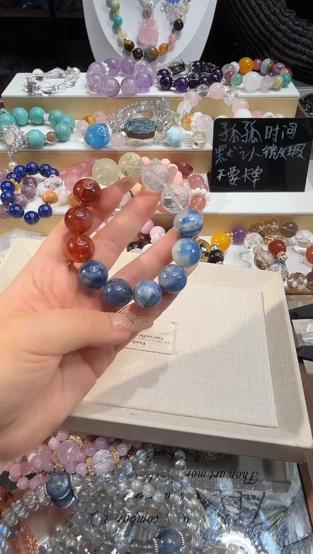 未镶嵌手串水晶多样性发一