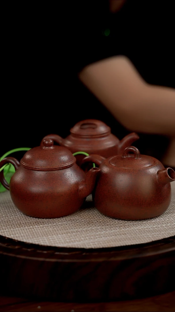 茶壶紫砂 拍一送二国高工许老师全手工一壶一检0添加古法柴窑烧制