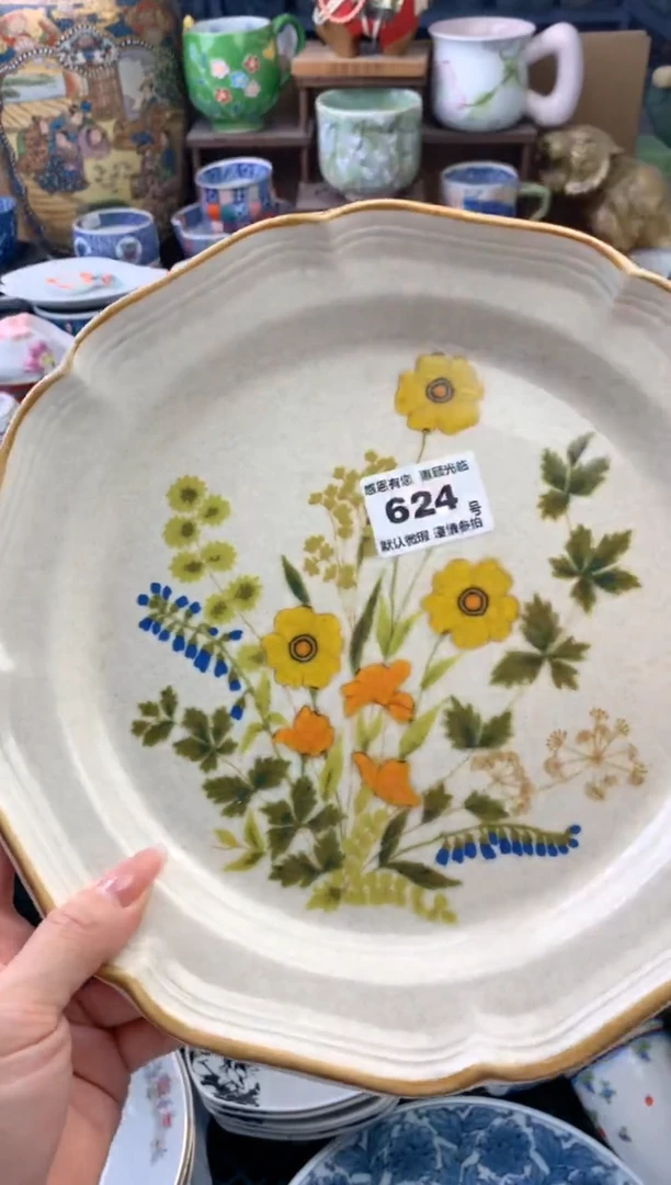 瓷片月*624号九姑娘工艺品瓷器