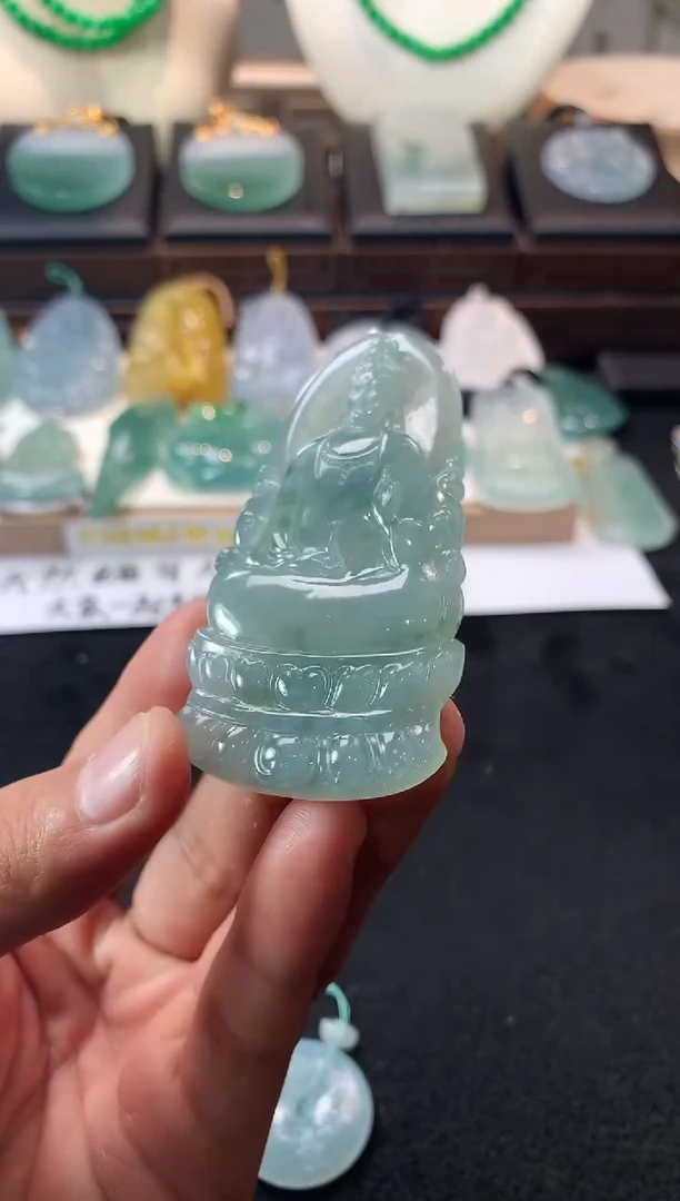 未镶嵌定制翡翠天***～  S毛货不退不换