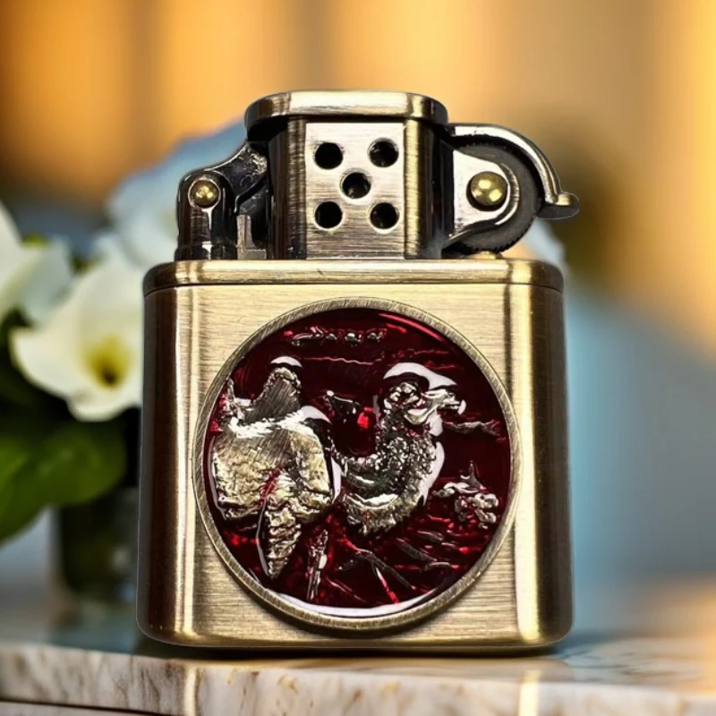 【直播间】好玩创意七夕创意火机防风创意适合送男友时尚高档礼盒装