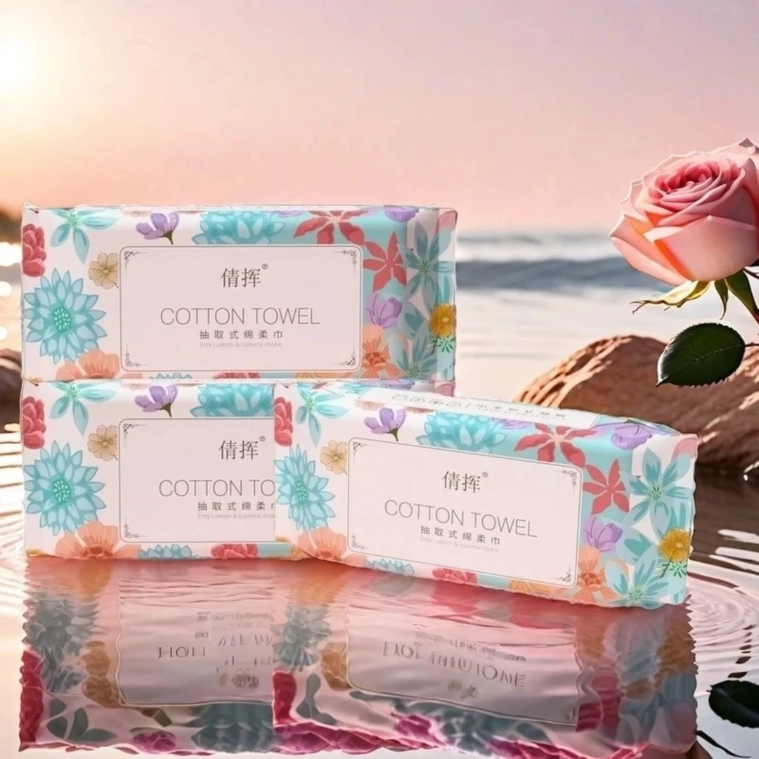 【主播专属】【拍5单送1单】洗脸巾洁面巾棉柔巾加大全棉加厚家用