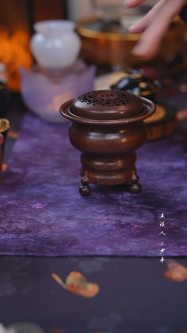 【闪购商品】其他【半闲】铜也 | 紫铜建水香炉