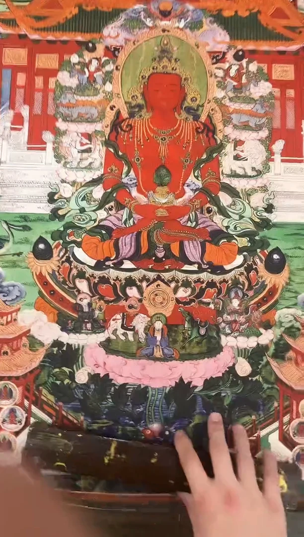 卷轴画唐卡16098