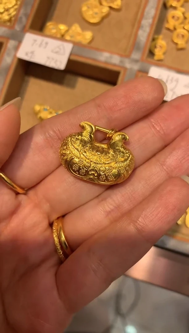 【闪购商品】定制足金吊坠(不含链)W254|8254