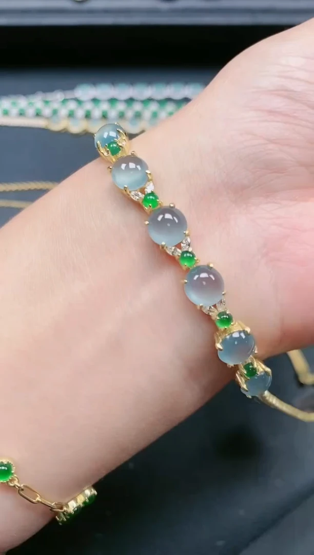 翡翠戒指银S925镶嵌1111111