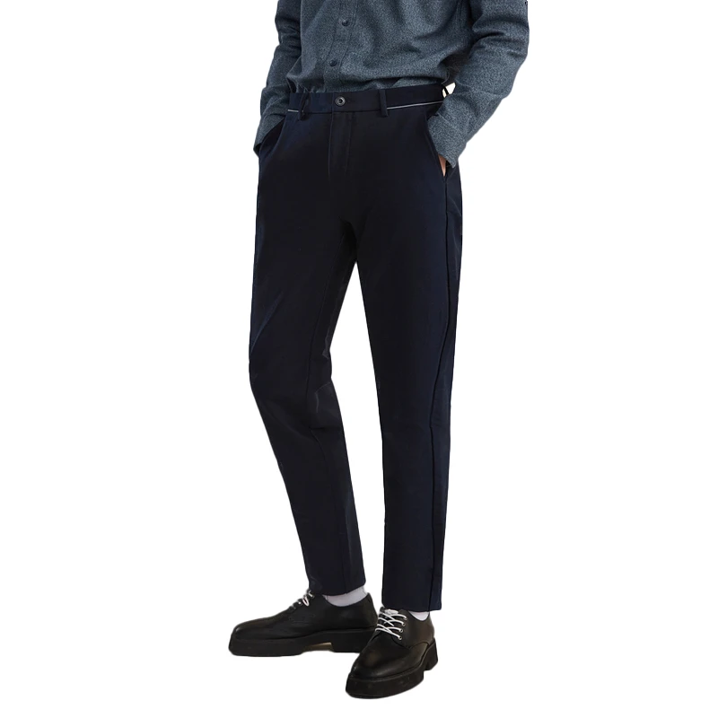 192A男士商务休闲西裤户外柔软季修身西服西裤商场剪标撤柜