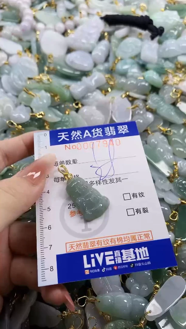 颈饰未镶嵌翡翠天然A货翡翠