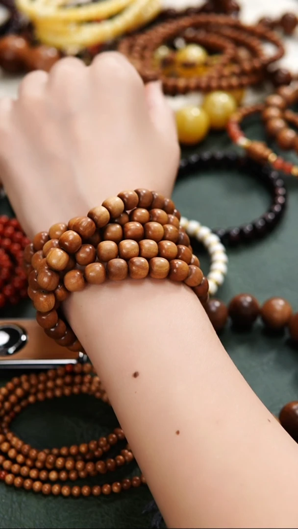 檀香木手串/手链瑕疵印度老山檀香8MM发一条沉水