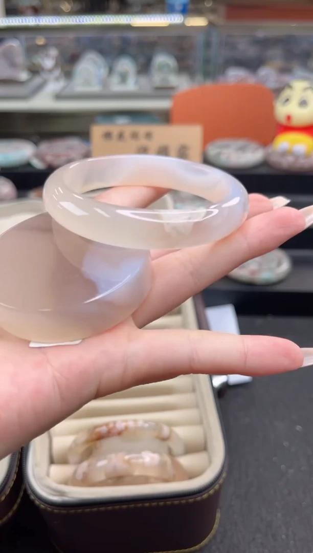 石英质玉手镯未镶嵌59圈口 （赠品镯心）3975367