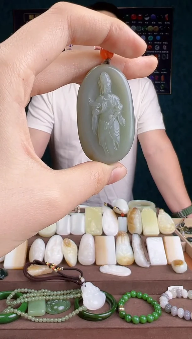 【闪购商品】和田玉颈饰未镶嵌ZZ 拍一发一 多样性发货