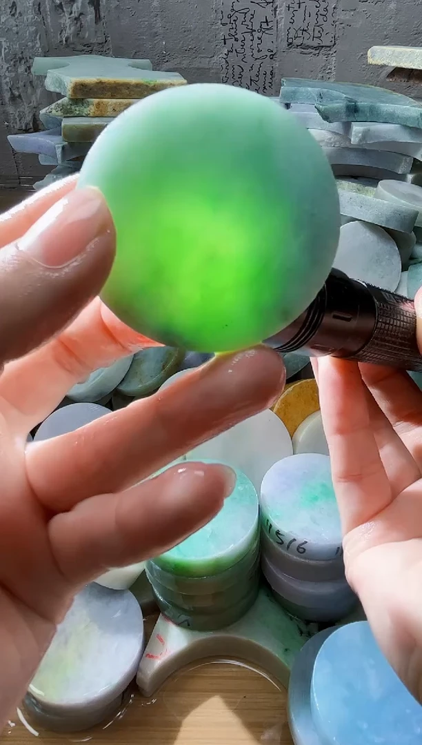 裸石翡翠天然翡翠A货古 南 371