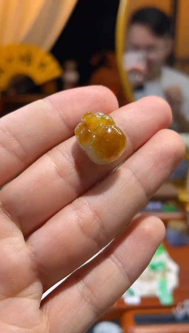颈饰未镶嵌翡翠生肖猪