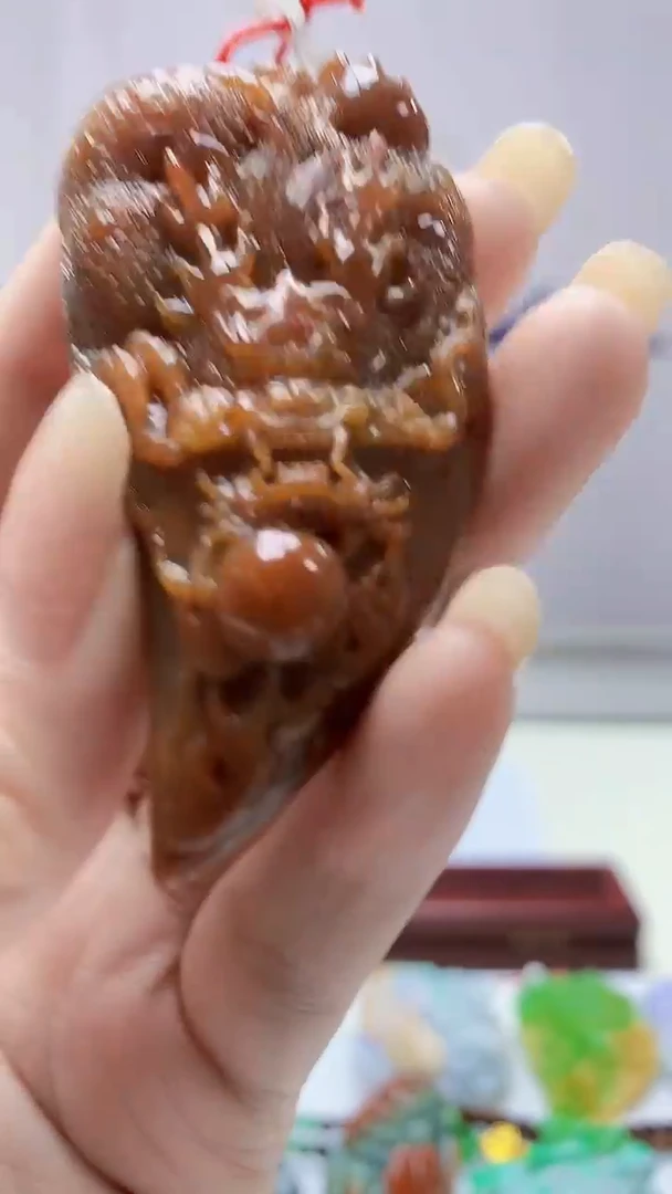 定制翡翠未镶嵌4812DD-毛货挂件赠珠链72