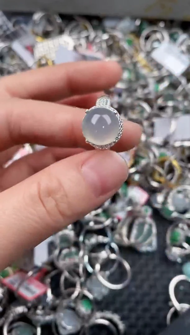 未镶嵌戒指翡翠333              7