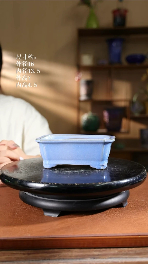 随机发货    6寸聂角长方盆