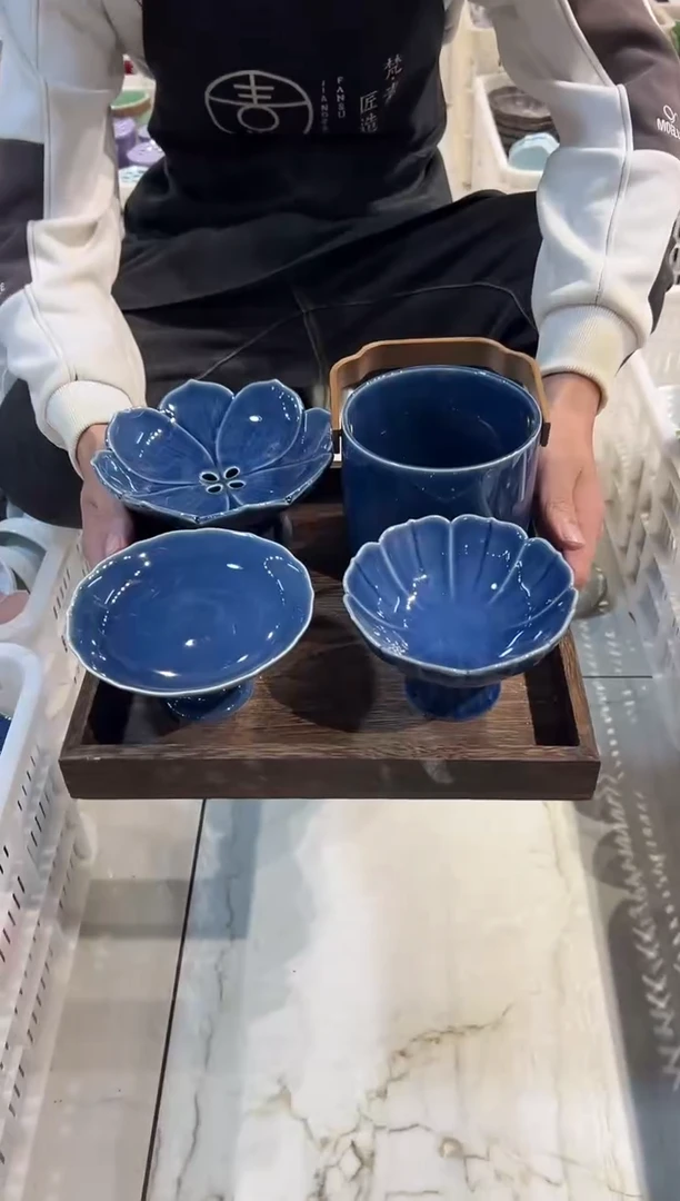 盘陶微瑕商品 介意勿拍 带托盘